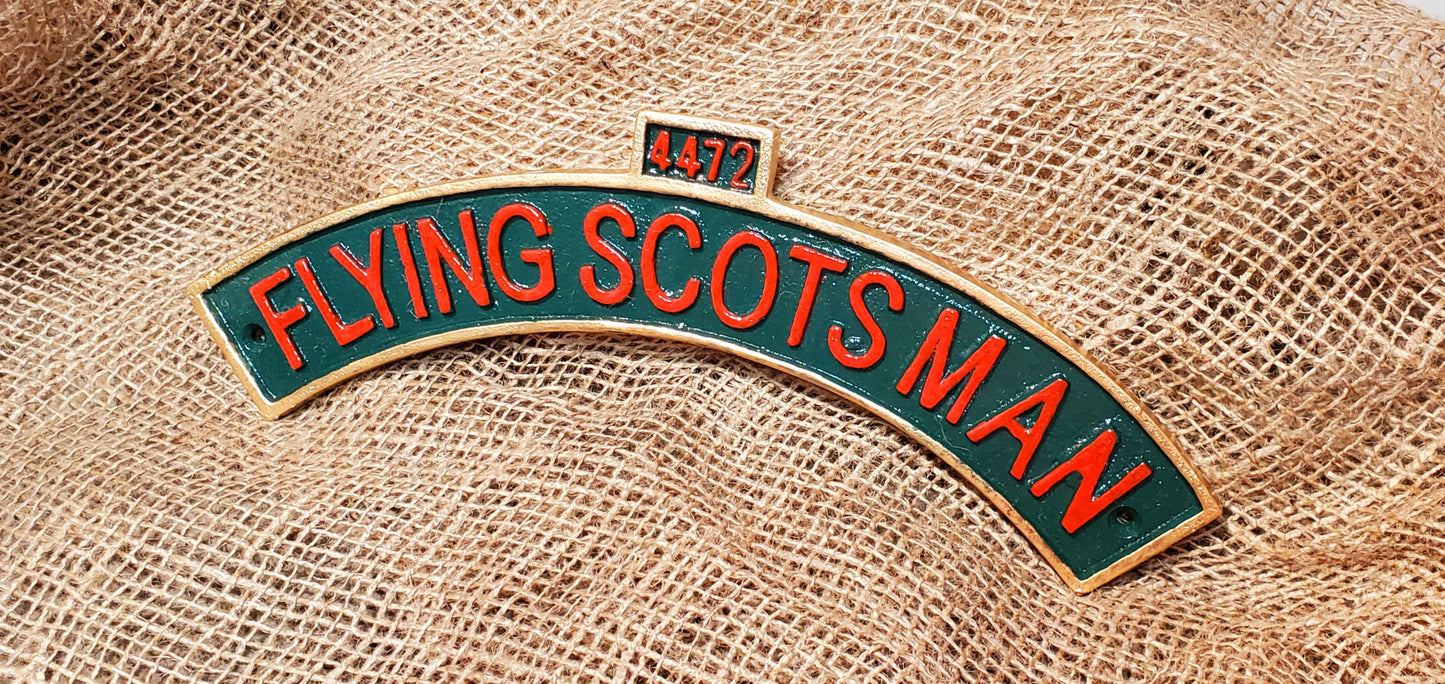 Flying Scotsman - Spearhead Collection - Plaques and Signs - Gift Ideas, Home Decor, Made in England, Plaques and Signs, Railway