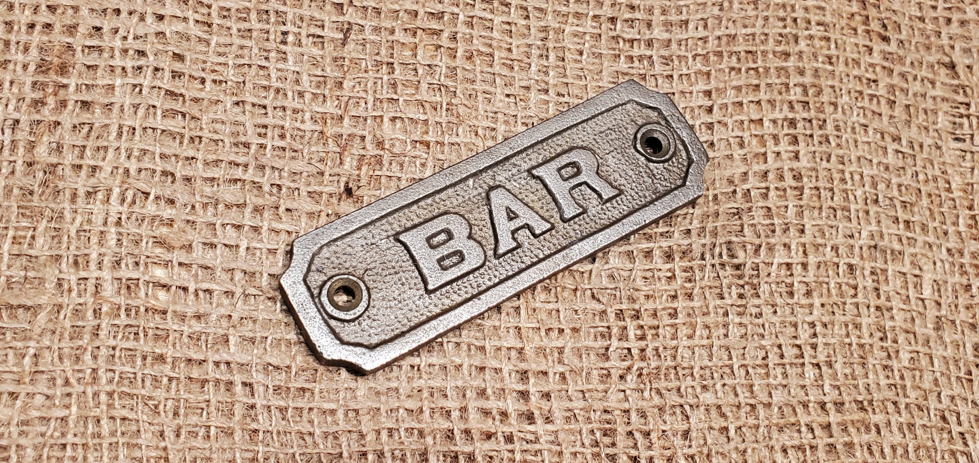 Bar - Spearhead Collection - Plaques and Signs - Hardware, Home Decor, Office Decor, Plaques and Signs