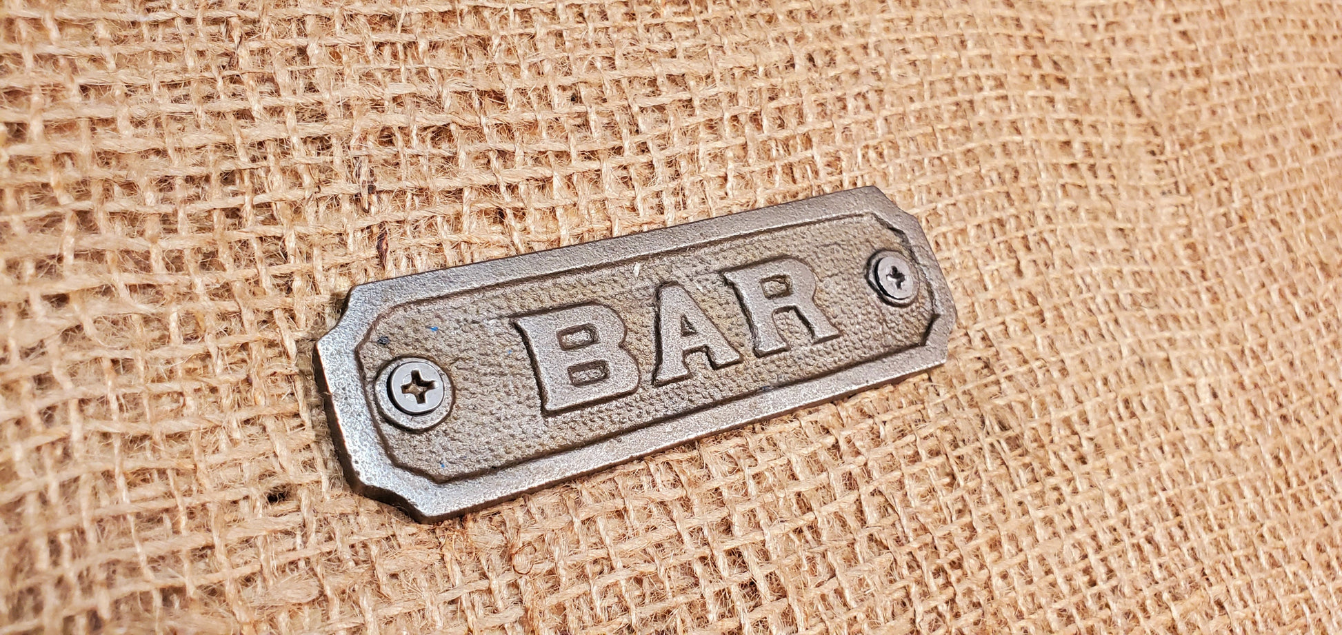 Bar - Spearhead Collection - Plaques and Signs - Hardware, Home Decor, Office Decor, Plaques and Signs