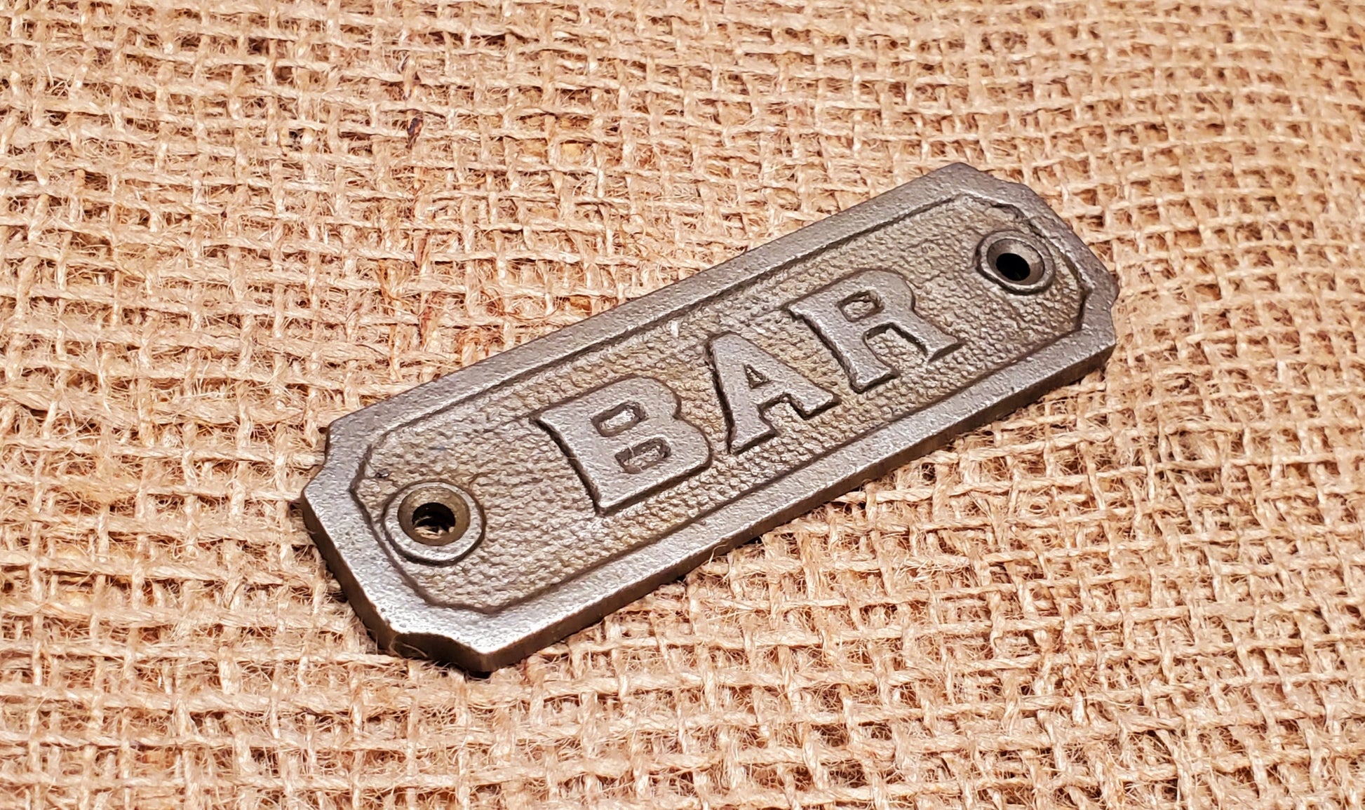 Bar - Spearhead Collection - Plaques and Signs - Hardware, Home Decor, Office Decor, Plaques and Signs