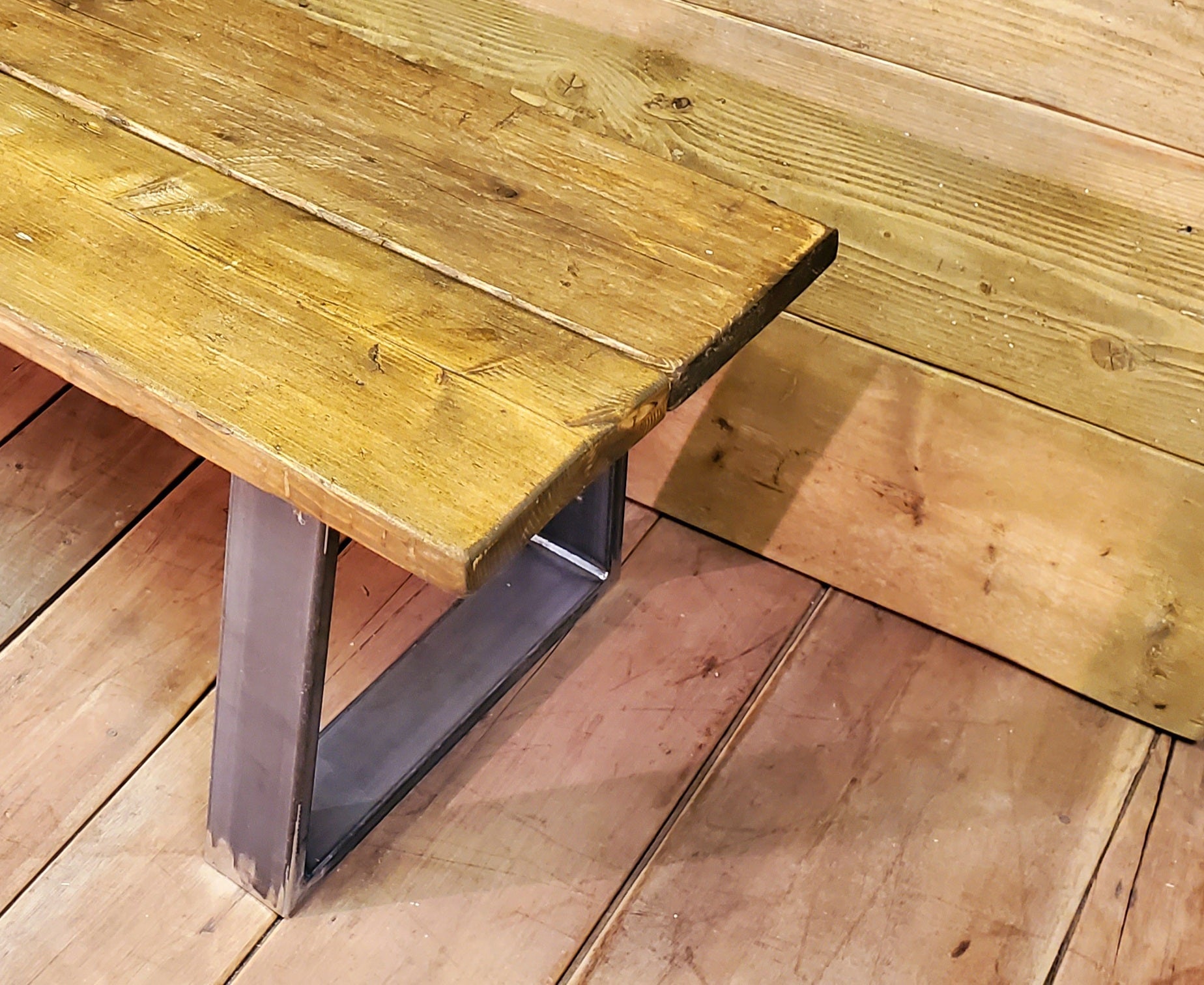 Trapezoid Table Frames  - (1 x Frame) - Spearhead Collection - Benches & Tables - Benches Stools & Tables, Industrial