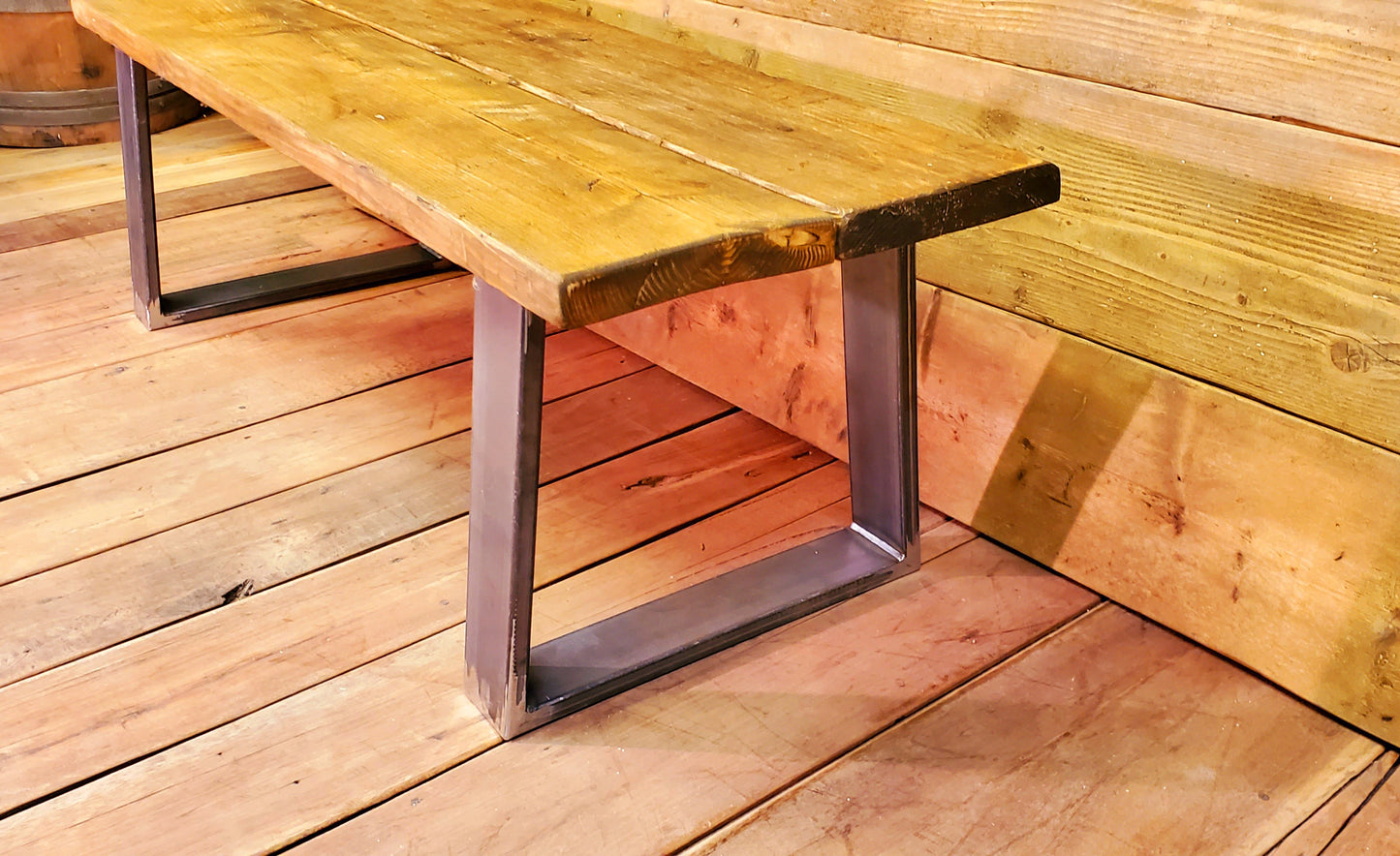 Trapezoid Table Frames  - (1 x Frame) - Spearhead Collection - Benches & Tables - Benches Stools & Tables, Industrial