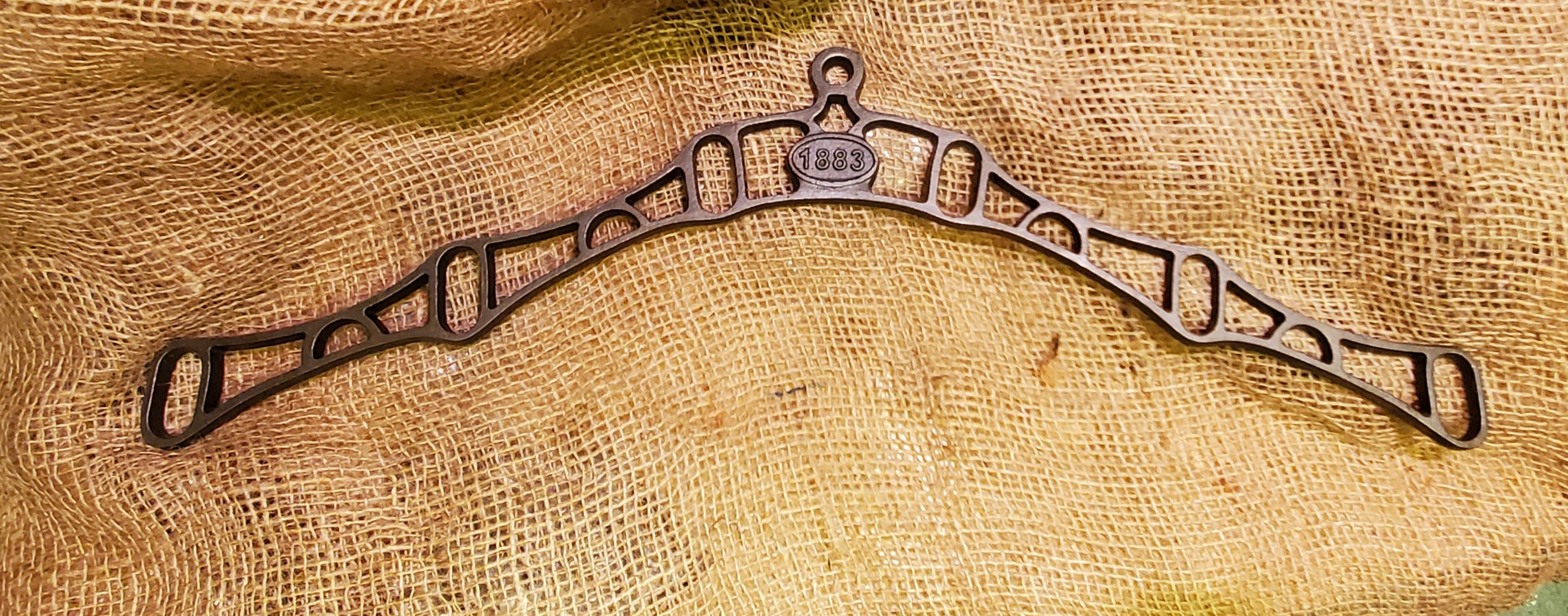 Vintage Clothes Airer Frame - 1883 - 24" - 6 Slot - Spearhead Collection - Airers and Pullies - Airers, Victorian