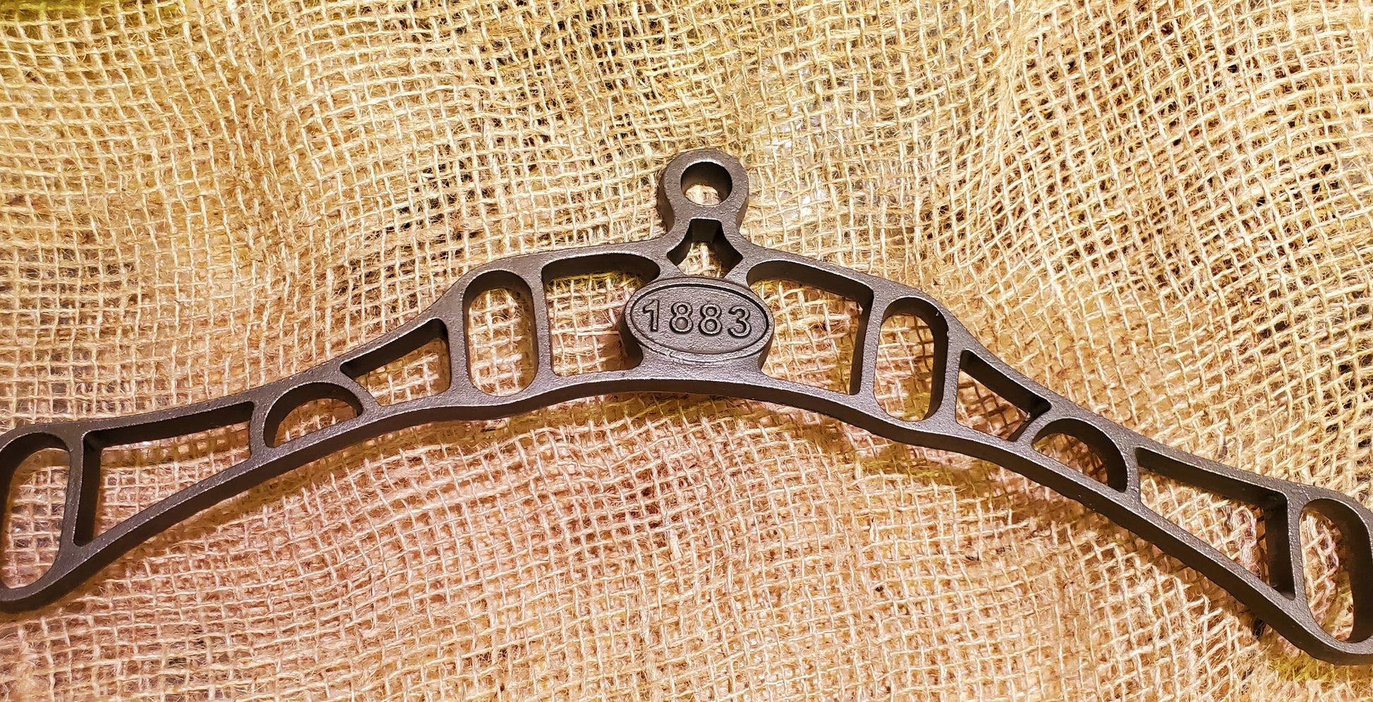 Vintage Clothes Airer Frame - 1883 - 24" - 6 Slot - Spearhead Collection - Airers and Pullies - Airers, Victorian