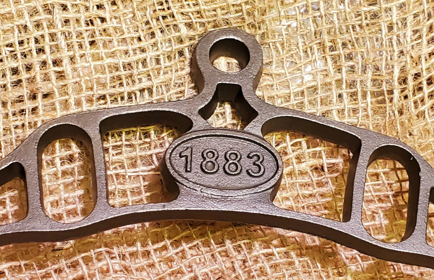 Vintage Clothes Airer Frame - 1883 - 24" - 6 Slot - Spearhead Collection - Airers and Pullies - Airers, Victorian