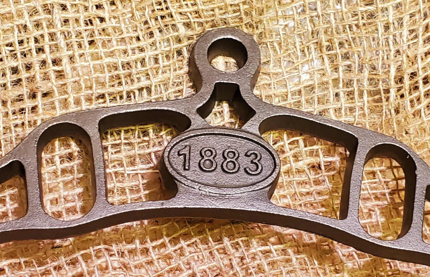 Vintage Clothes Airer Frame - 1883 - 24" - 6 Slot - Spearhead Collection - Airers and Pullies - Airers, Victorian