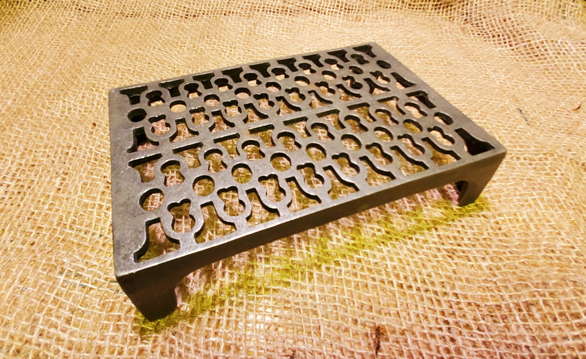 Trivet Pot Stand / Air Vent Grille - 6" x 9" - Spearhead Collection - Grilles, Trivets & Vents - Home Decor, Kitchen Decor, Pot Stand, Trivet, Vents
