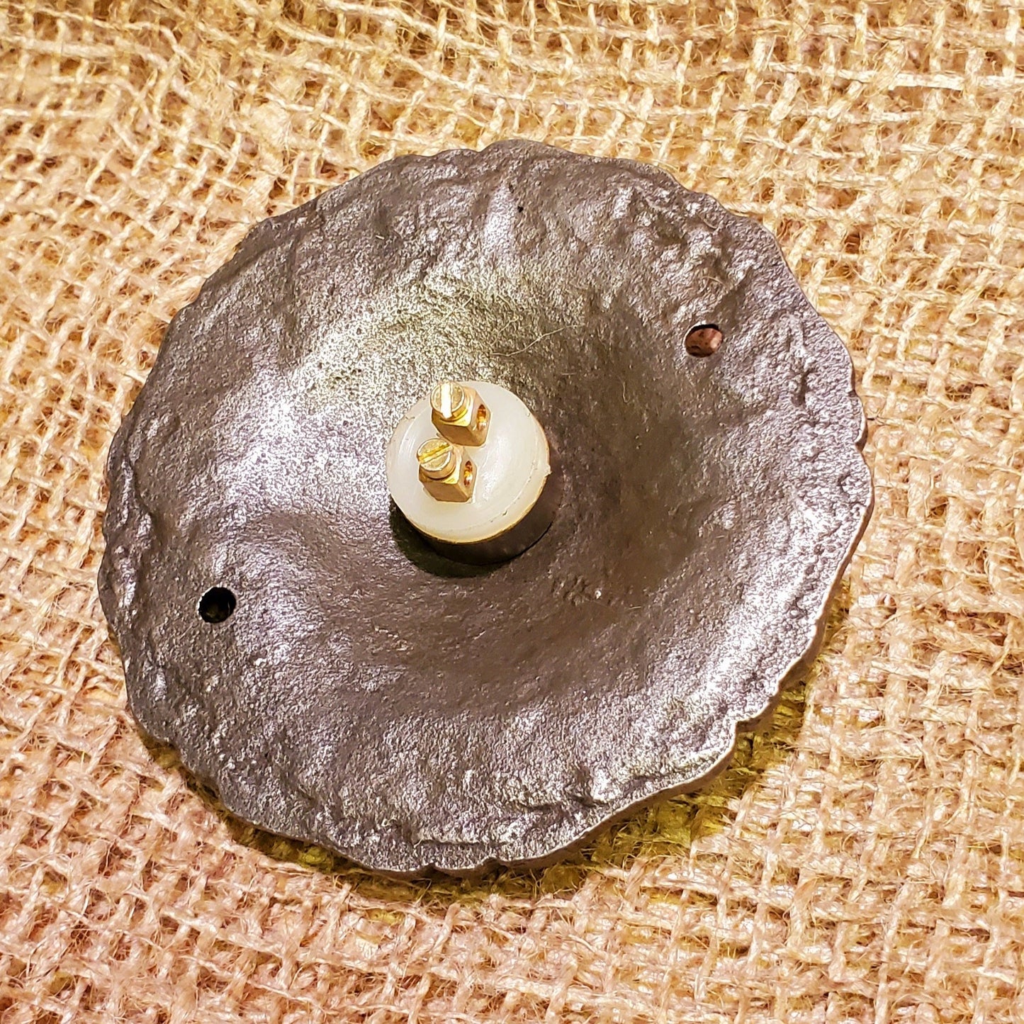 Door Bell Push - Eppleworth Antique Iron - Spearhead Collection - Door & Gate Entryway Hardware - Door Bells, Entryway Hardware, Exterior Decor