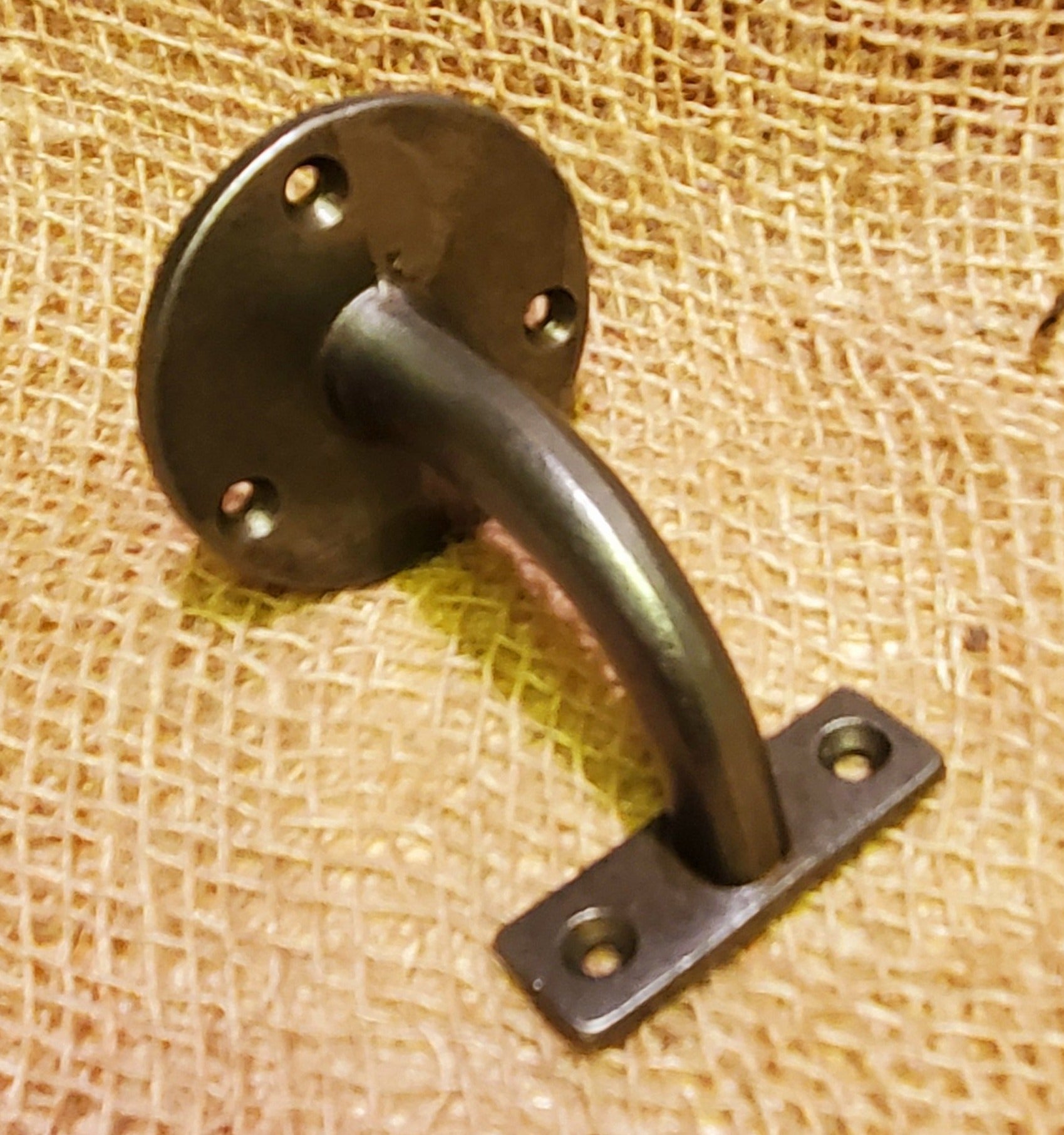 Hand Rail Bracket 3" Antique Iron - Spearhead Collection -  - Barn Restoration, Brackets, Hardware, Home Decor, Misc. Brackets & Fittings, Supports