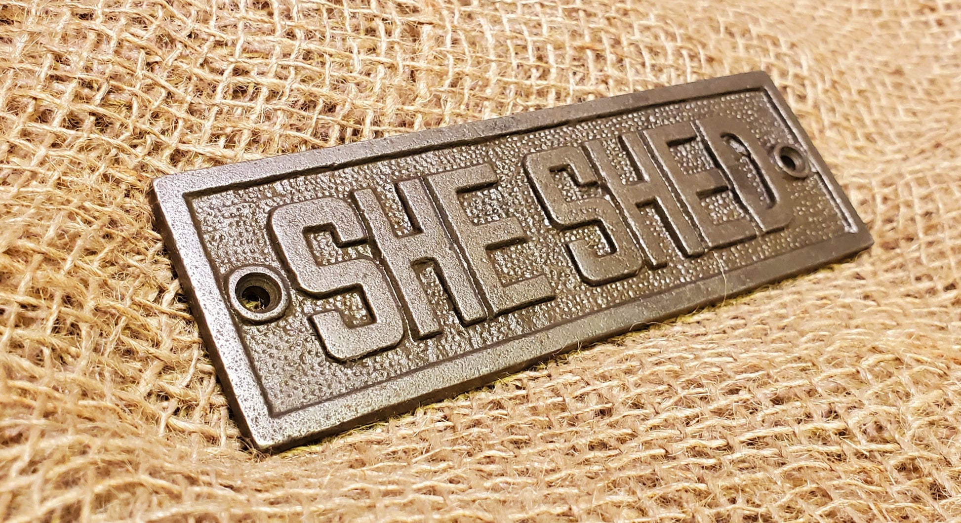 She Shed - Spearhead Collection - Plaques and Signs - Country Farmhouse, Plaques and Signs