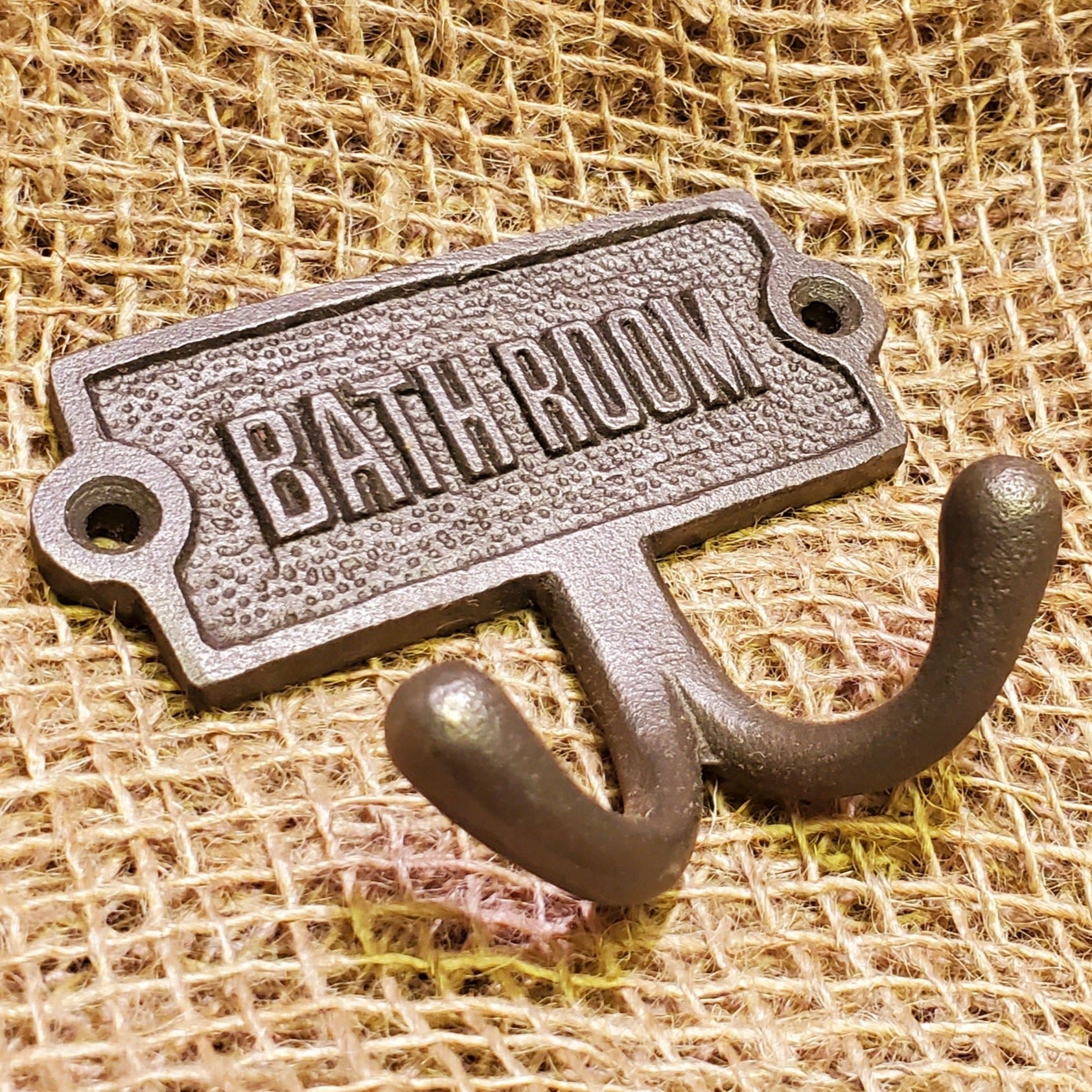 Bathroom Double Robe Hook – Spearhead & Company