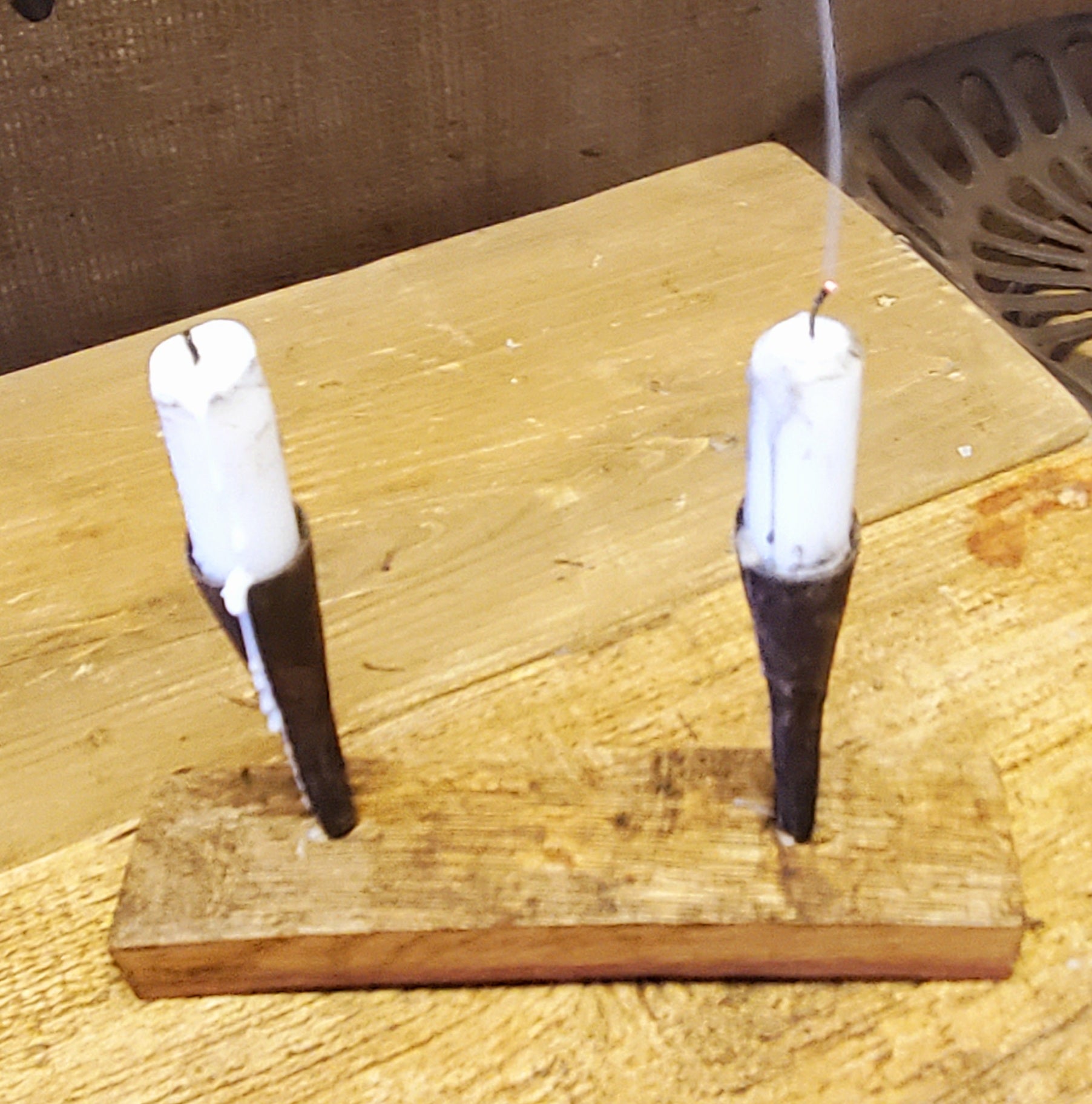Candle Holder Spike - Hand Forged 4" - Spearhead Collection - Lighting - Candle Holders