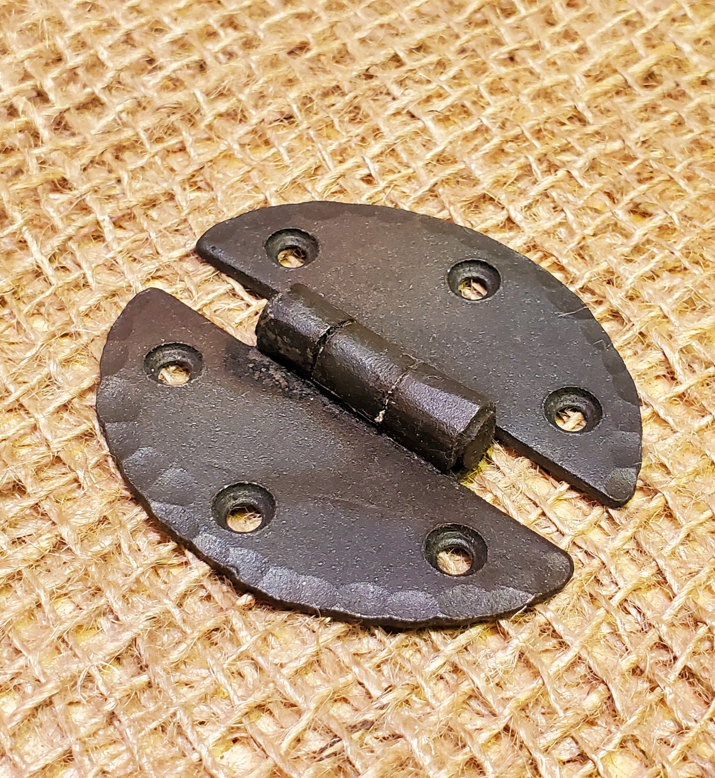 Half Round Hinge - Hand Forged - Spearhead Collection - Hinges - Hinges, Millwork Hardware
