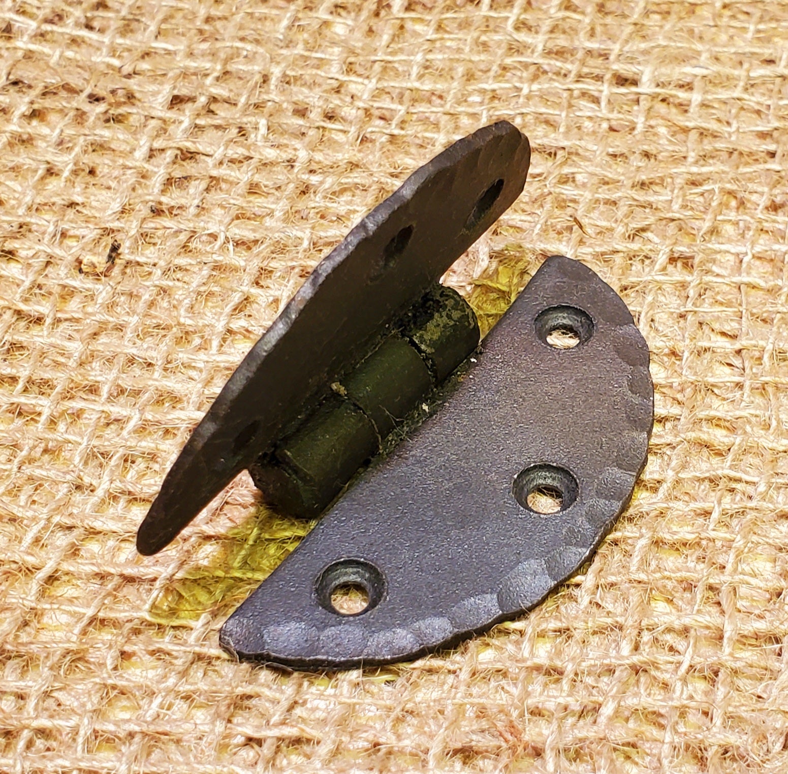 Half Round Hinge - Hand Forged - Spearhead Collection - Hinges - Hinges, Millwork Hardware