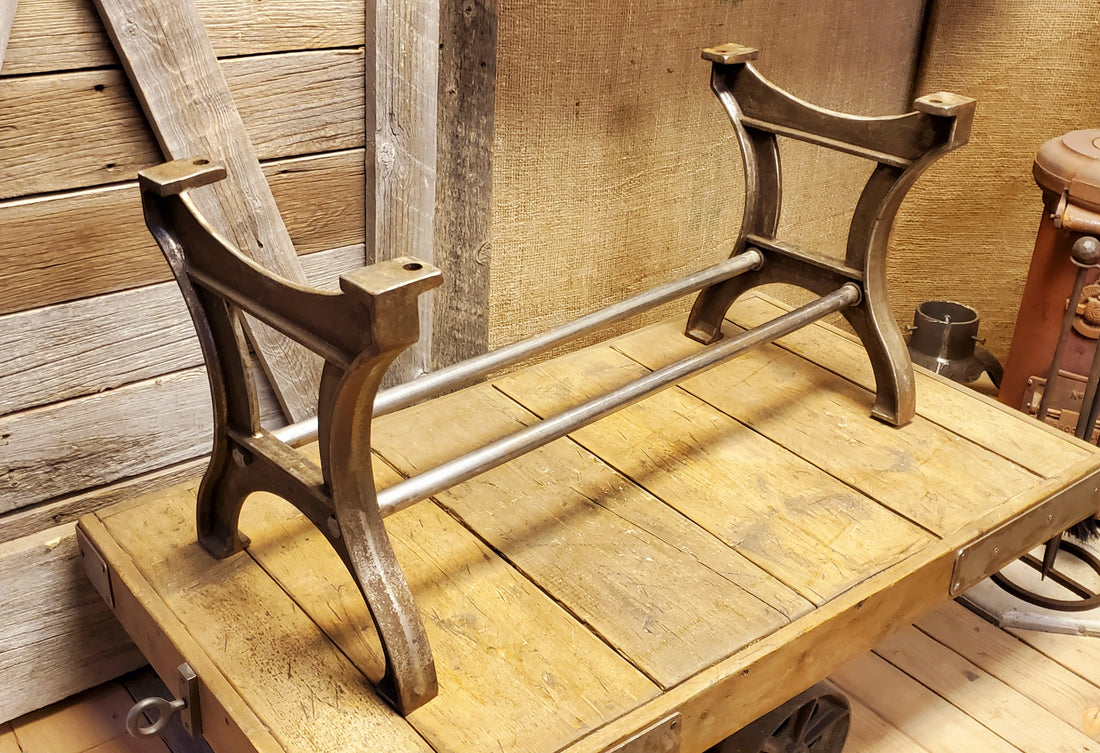 Anlaby Antique Iron Coffee Table Frame Spearhead & Company