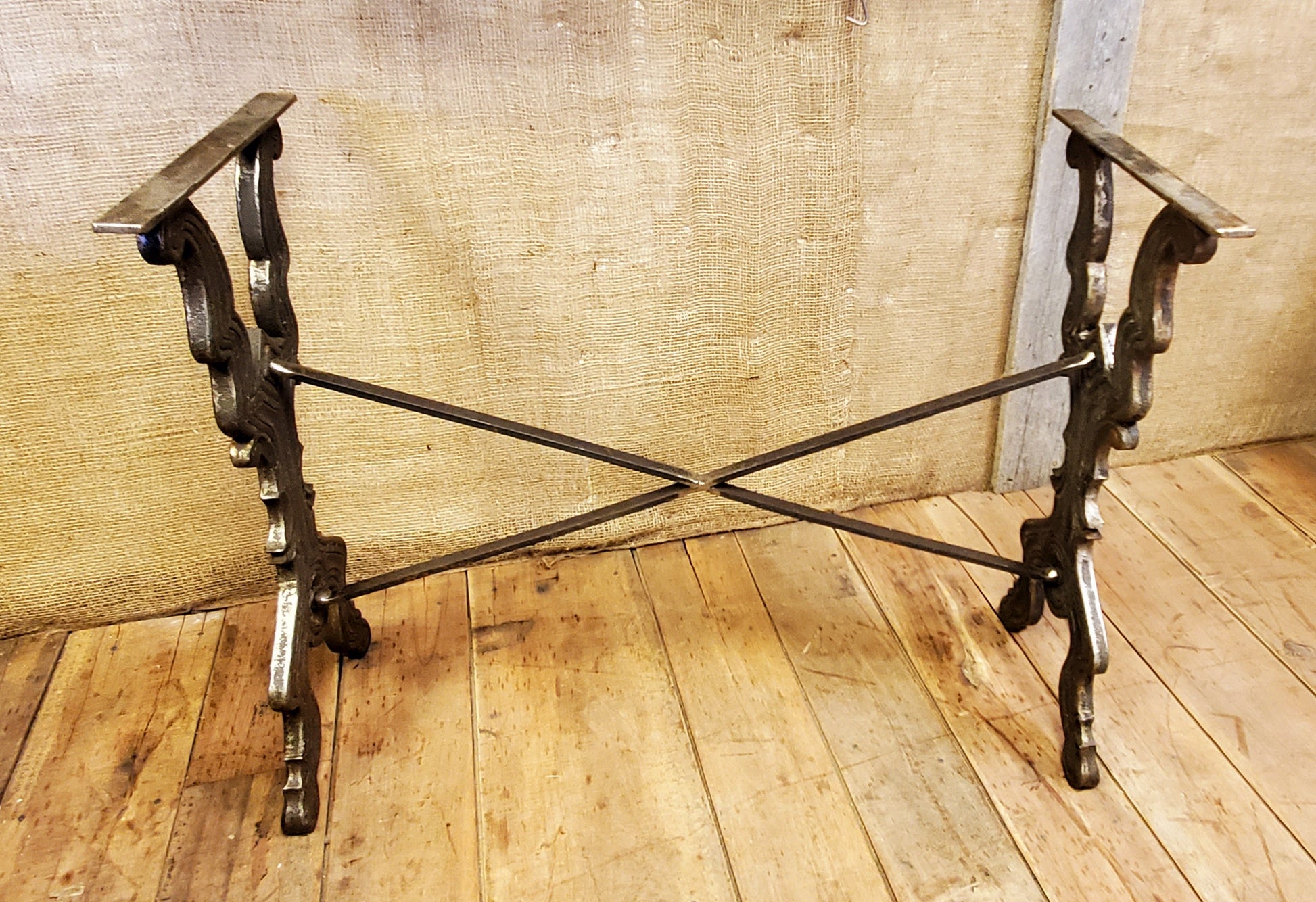 The Yarmouth Table Frame - Spearhead Collection - Benches & Tables - Benches Stools & Tables, Country Farmhouse, Home Decor, Interior Decor, Victorian