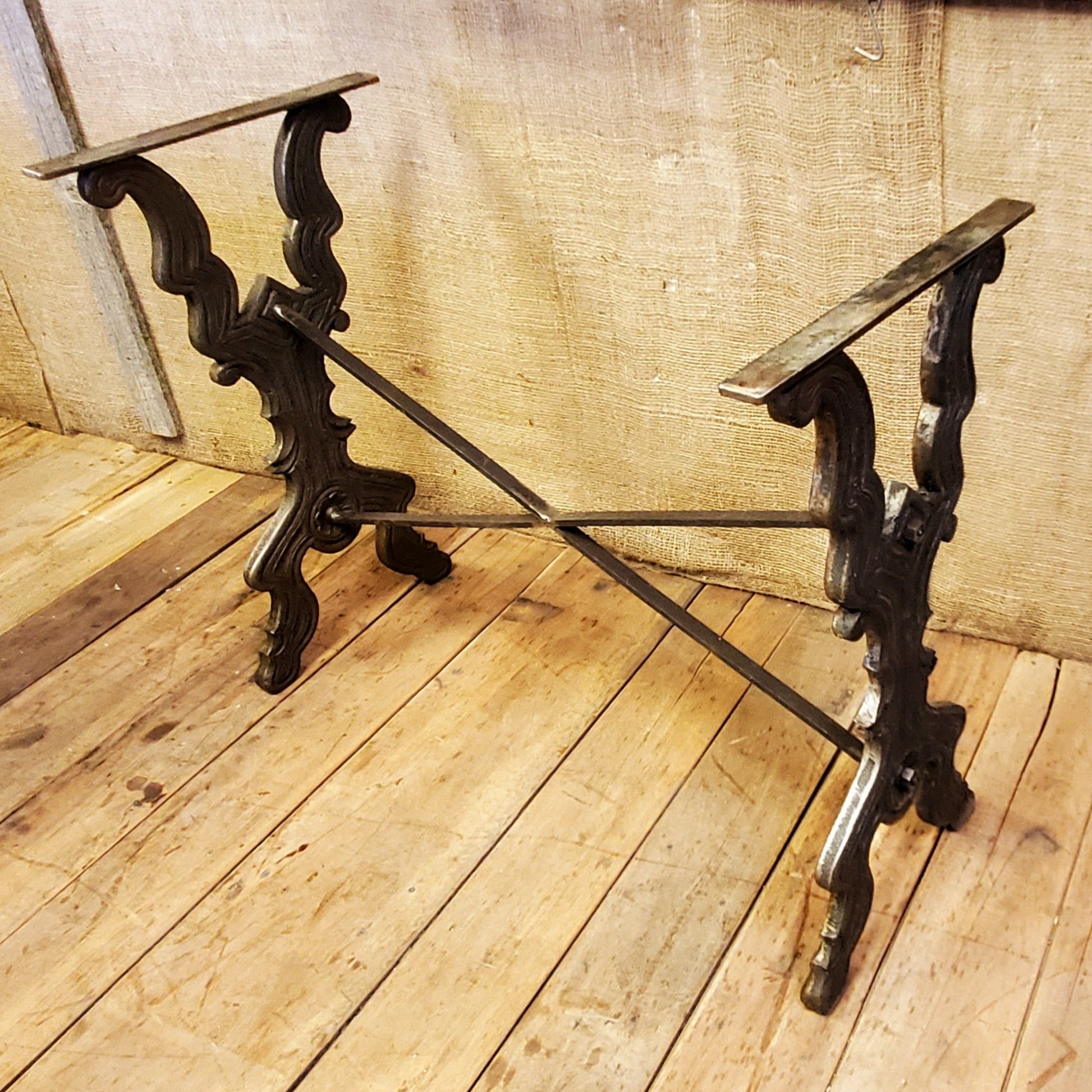 The Yarmouth Table Frame - Spearhead Collection - Benches & Tables - Benches Stools & Tables, Country Farmhouse, Home Decor, Interior Decor, Victorian