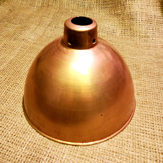 Study - 8" Pendant Lamp Shade - Polished Copper