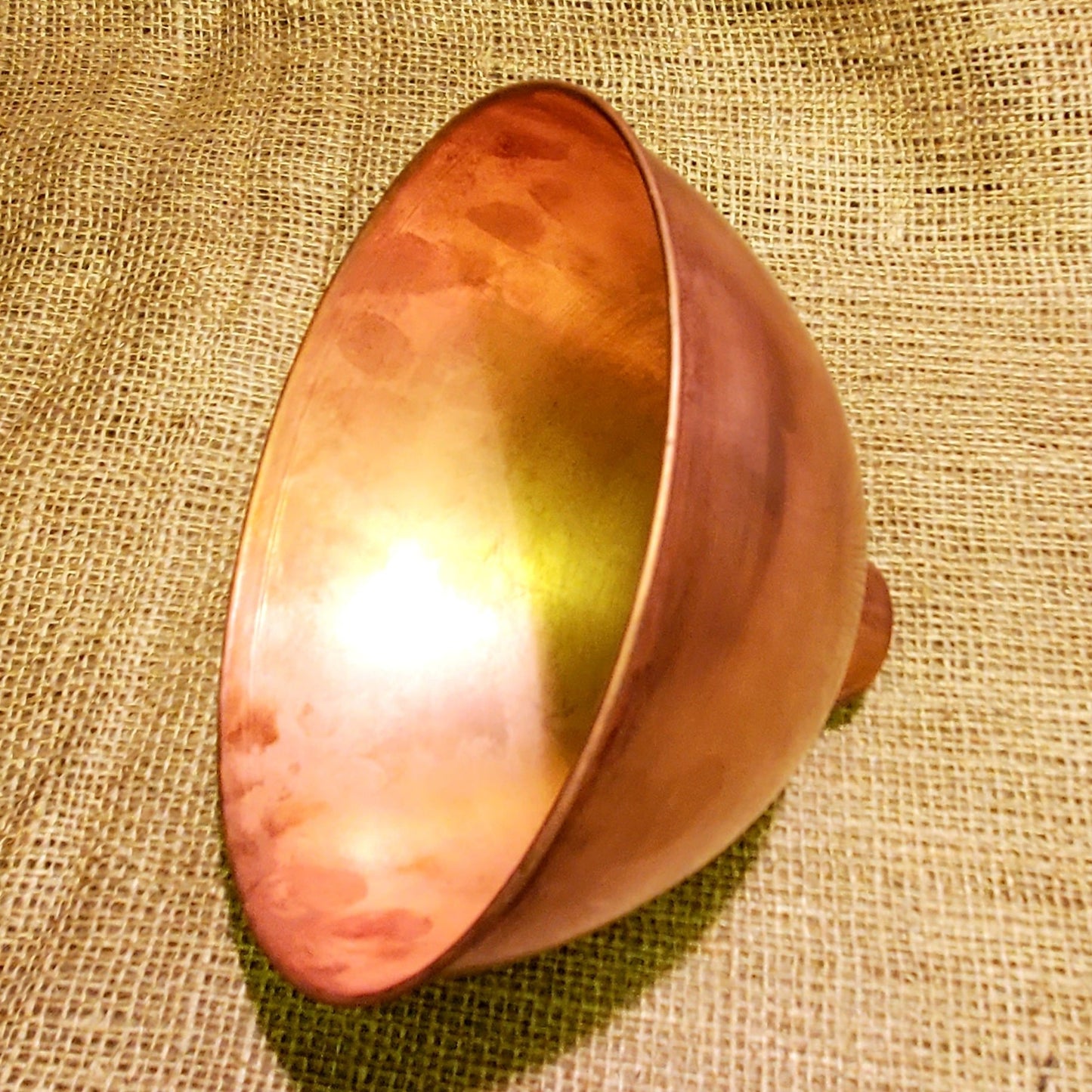 Study - 8" Pendant Lamp Shade - Polished Copper