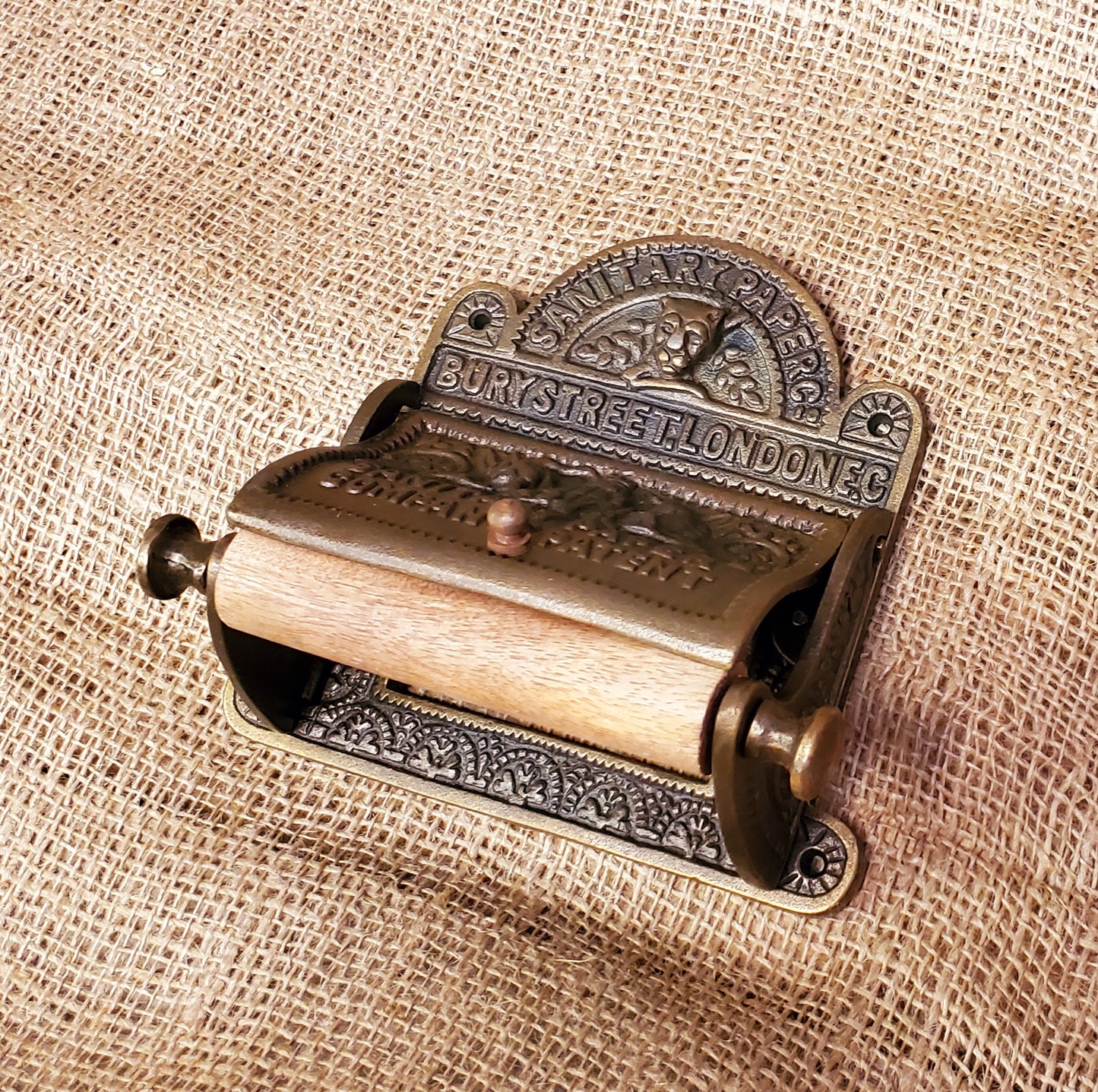 Bury St London Antique Brass - Toilet Paper Holder