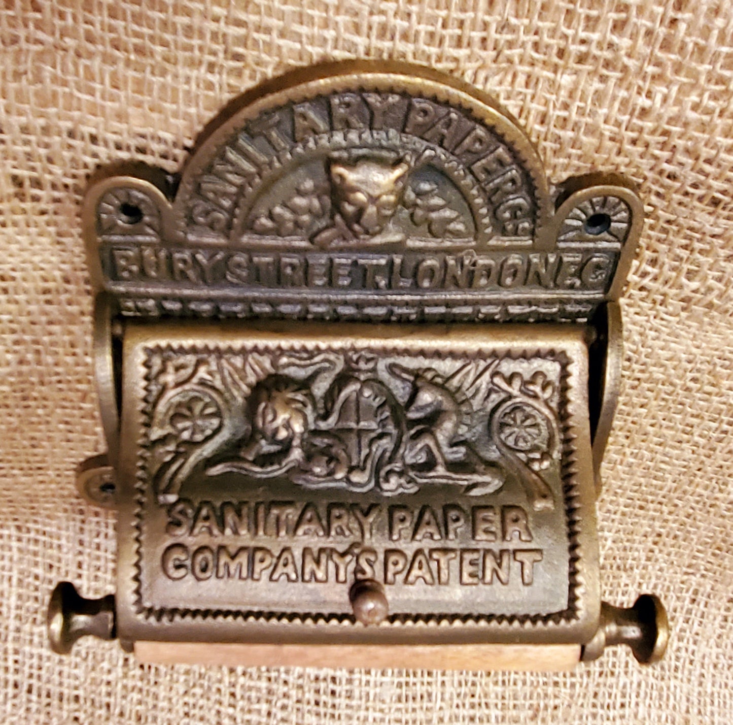 Bury St London Antique Brass - Toilet Paper Holder