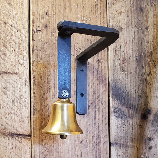 Brass Door Bell on Bracket