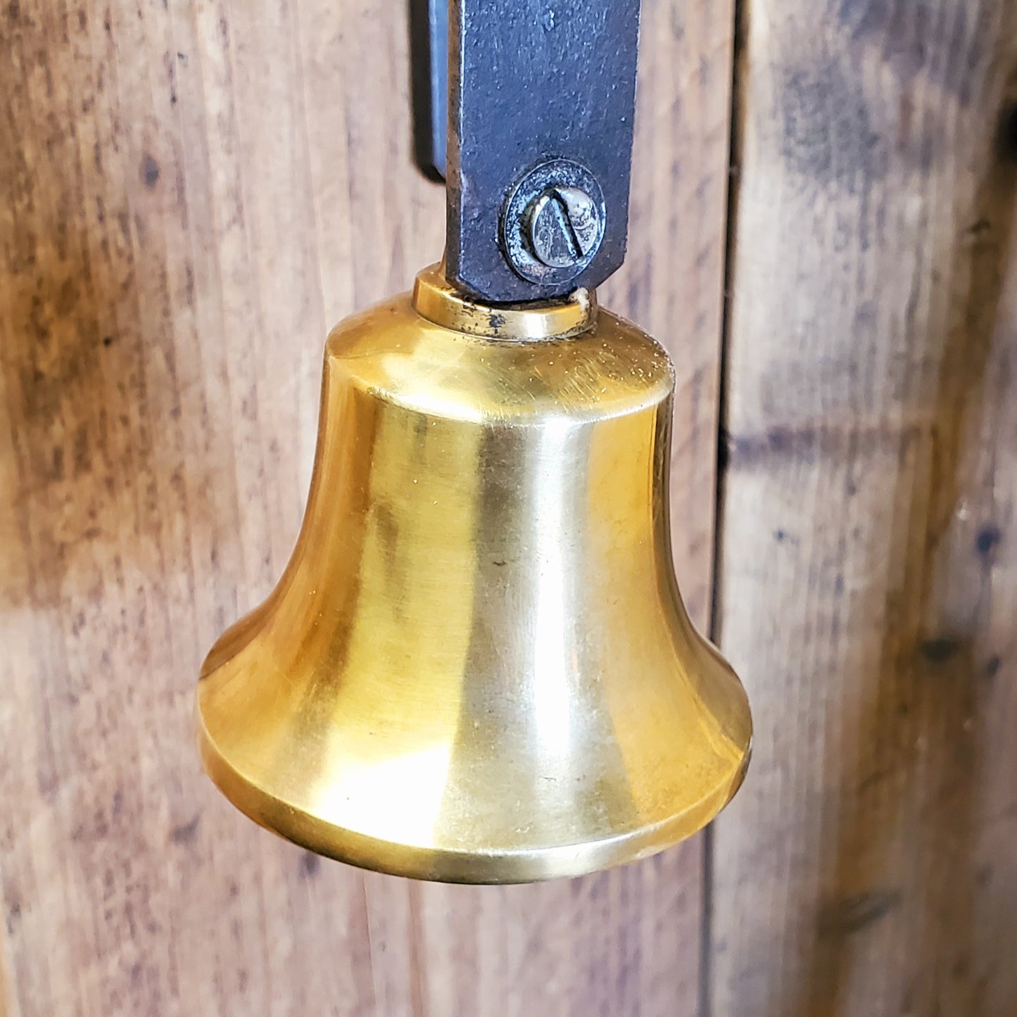 Brass Door Bell on Bracket
