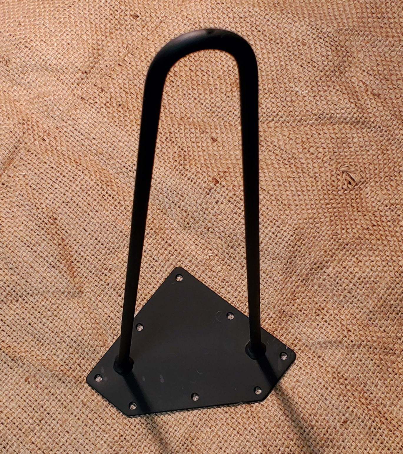 Hairpin Leg - 2 Prong - BLACK - 14" & 16"