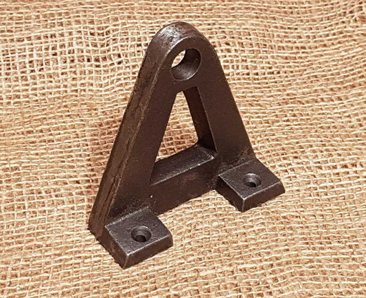 A-shape Wheel Axle Bracket 4" Antique Iron - Spearhead Collection -  - Axles, D.I.Y. - Do It Yourself Projects, Hardware, Heavy Duty, Industrial hardware, Misc. Brackets & Fittings, Supports