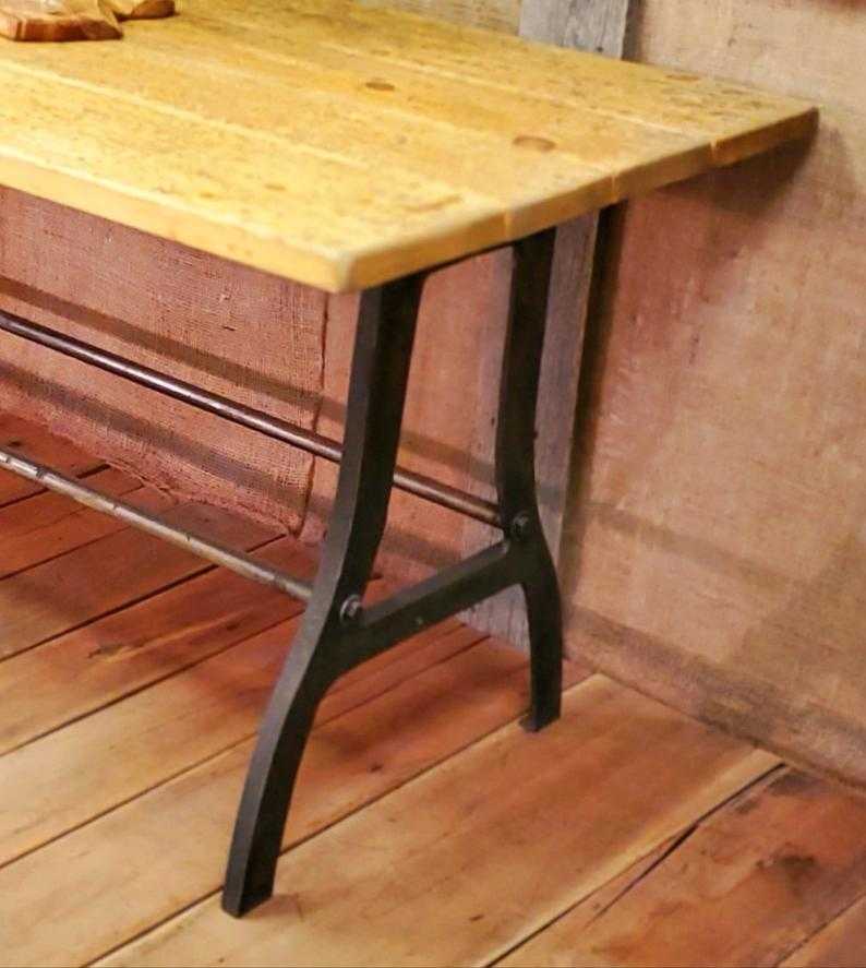 Abbot - Antique Iron Table Base - (No Top) 3 sizes