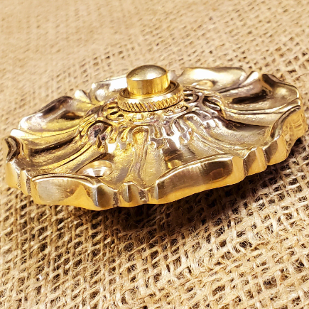 The Eppleworth - Antique Brass Door Bell Push