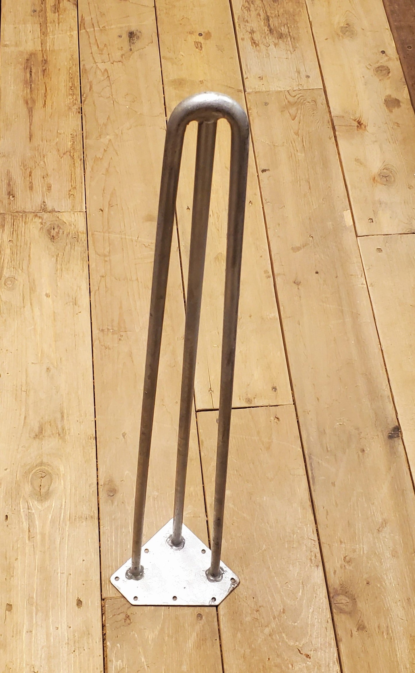 Hairpin Leg Galvanized - 3 Prong 16" & 28"