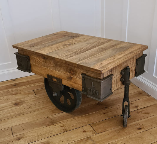 Victorian Railway Cart Metal hardware kit (wood not included)