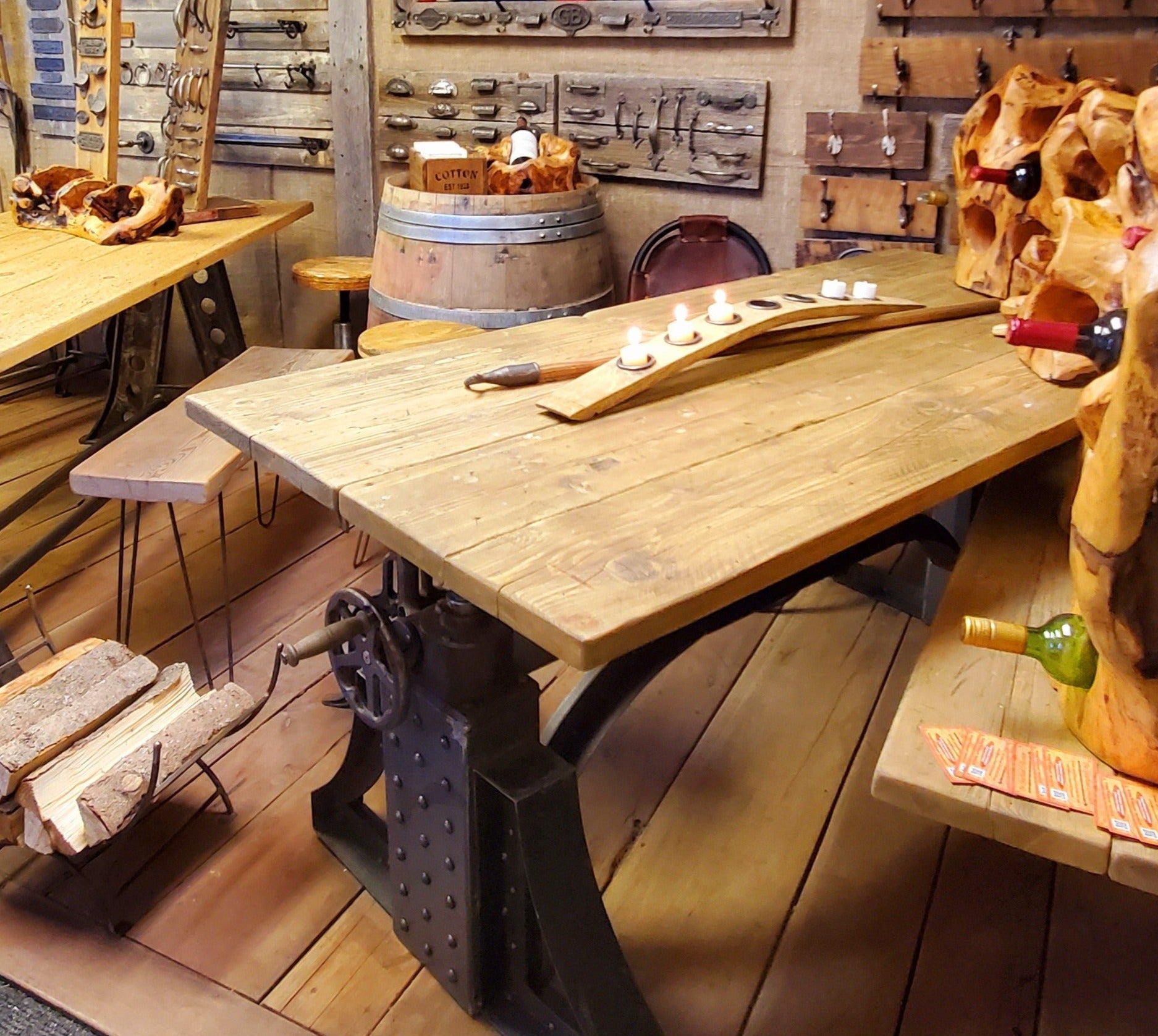 Brooklyn Table - No Top - Spearhead Collection - Benches & Tables - 