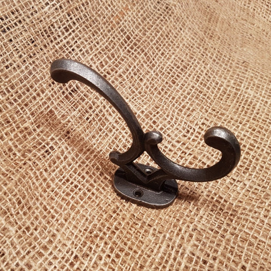 Cottingham S Triple Hat and Coat Hook (90mm), Antique Cast Iron -  70.336.AI.90S from Door Handle Company