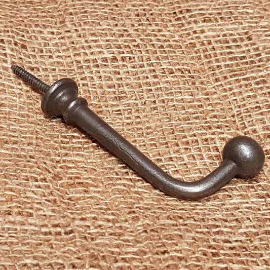 Screw-In  Ball End Hook - Spearhead Collection - Single Hooks - Hardware, Heavy Duty, Hooks, Single Hooks