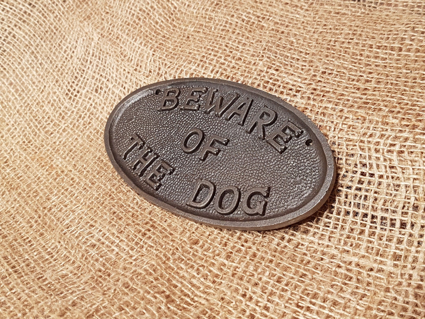 Beware of the Dog - Spearhead Collection - Plaques and Signs - Exterior Decor, Gift Ideas, Home Decor, Plaques and Signs
