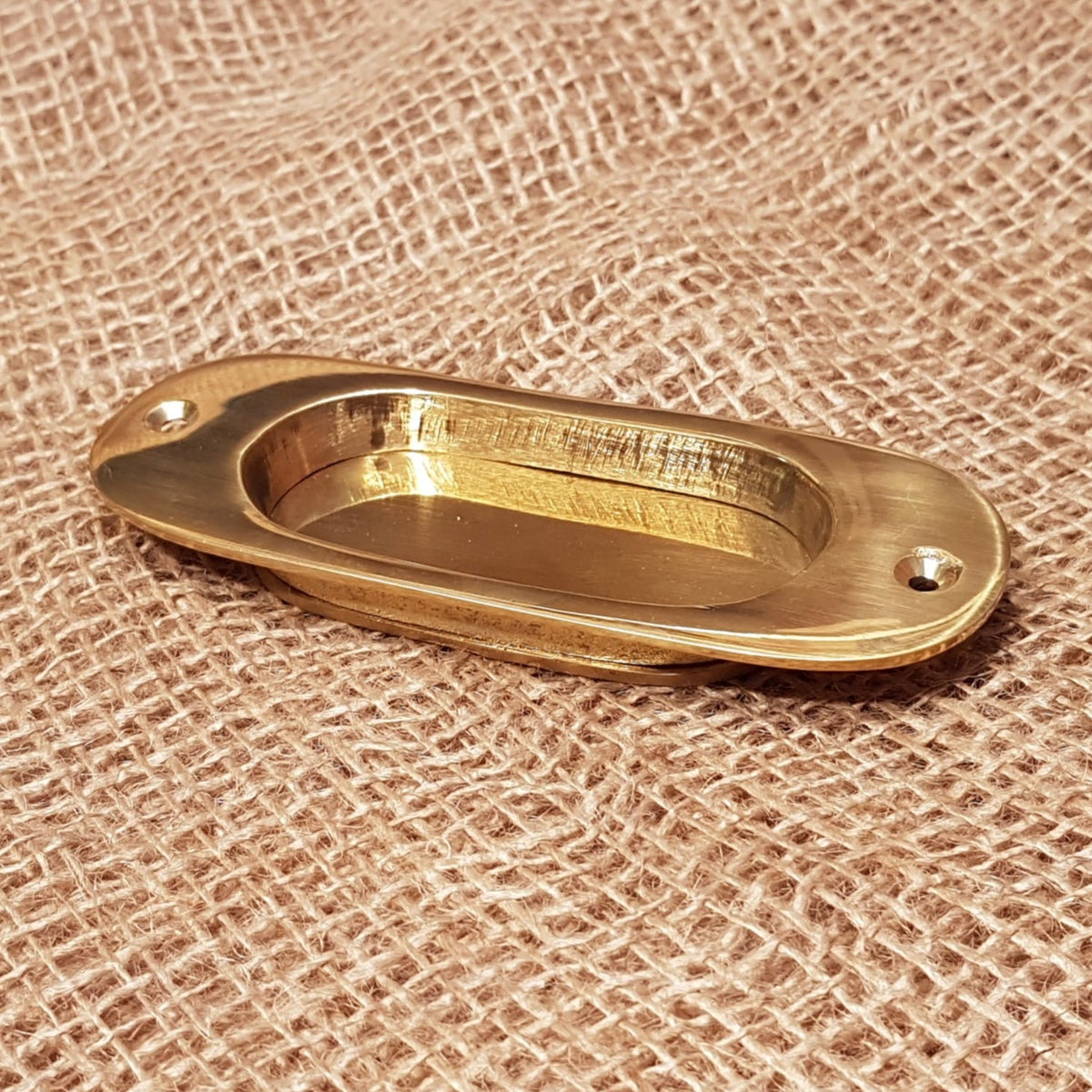 Round Inset Handle Flush Pull Handle | Inset Round End – Spearhead & Company