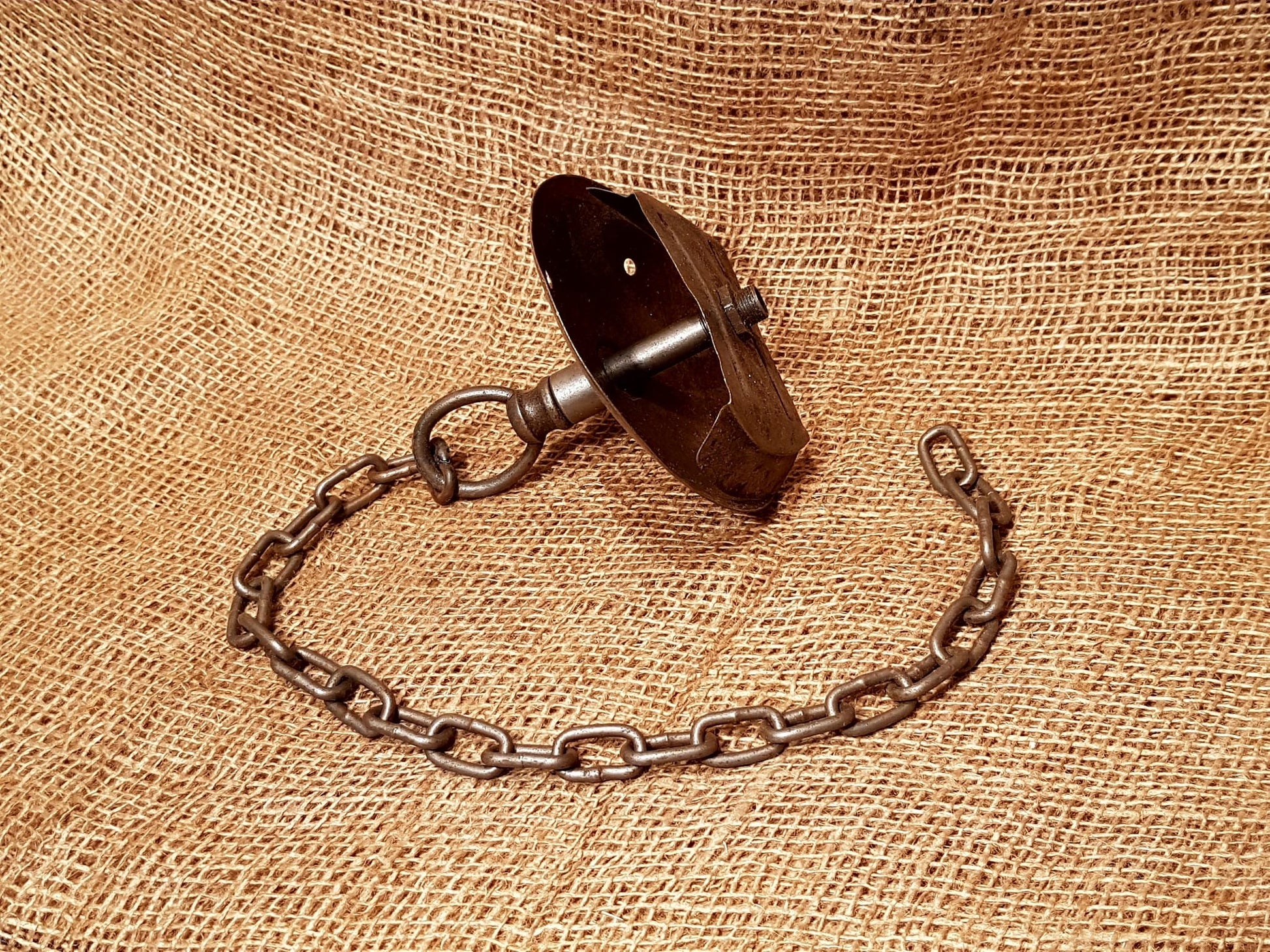 Ceiling Mounted Light Fitting Holder with Chain - Spearhead Collection - Lighting - Barn Restoration, Lighting Products