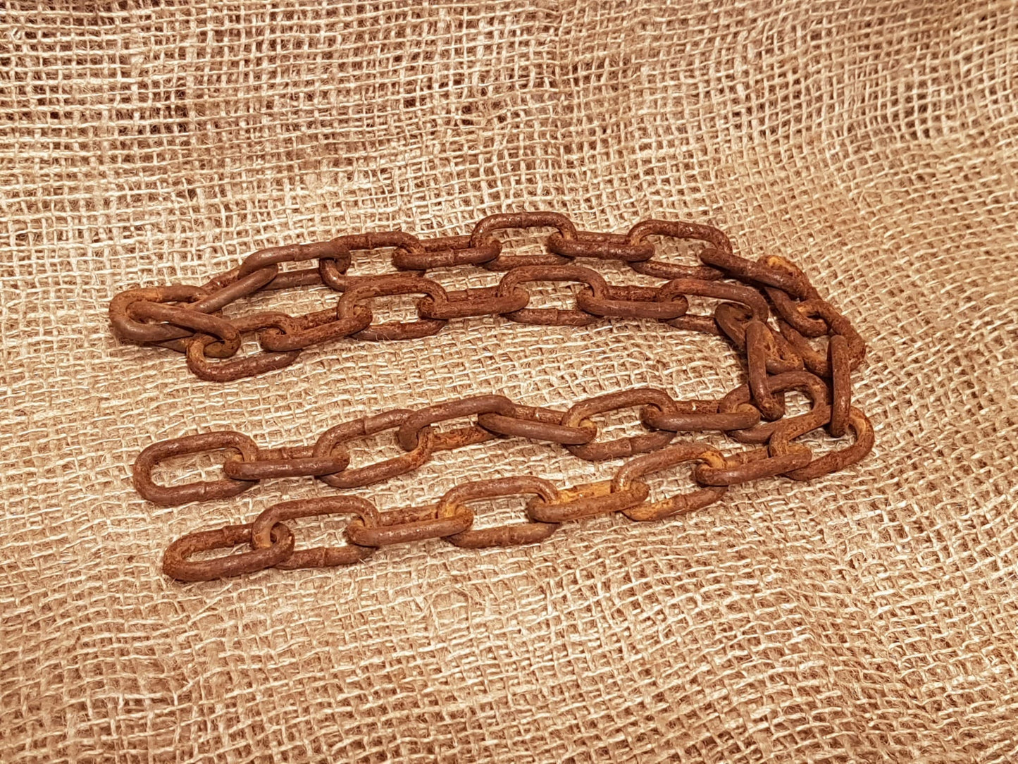 Chain - 4 mm 3/16" x 36" Rusted Mild Steel