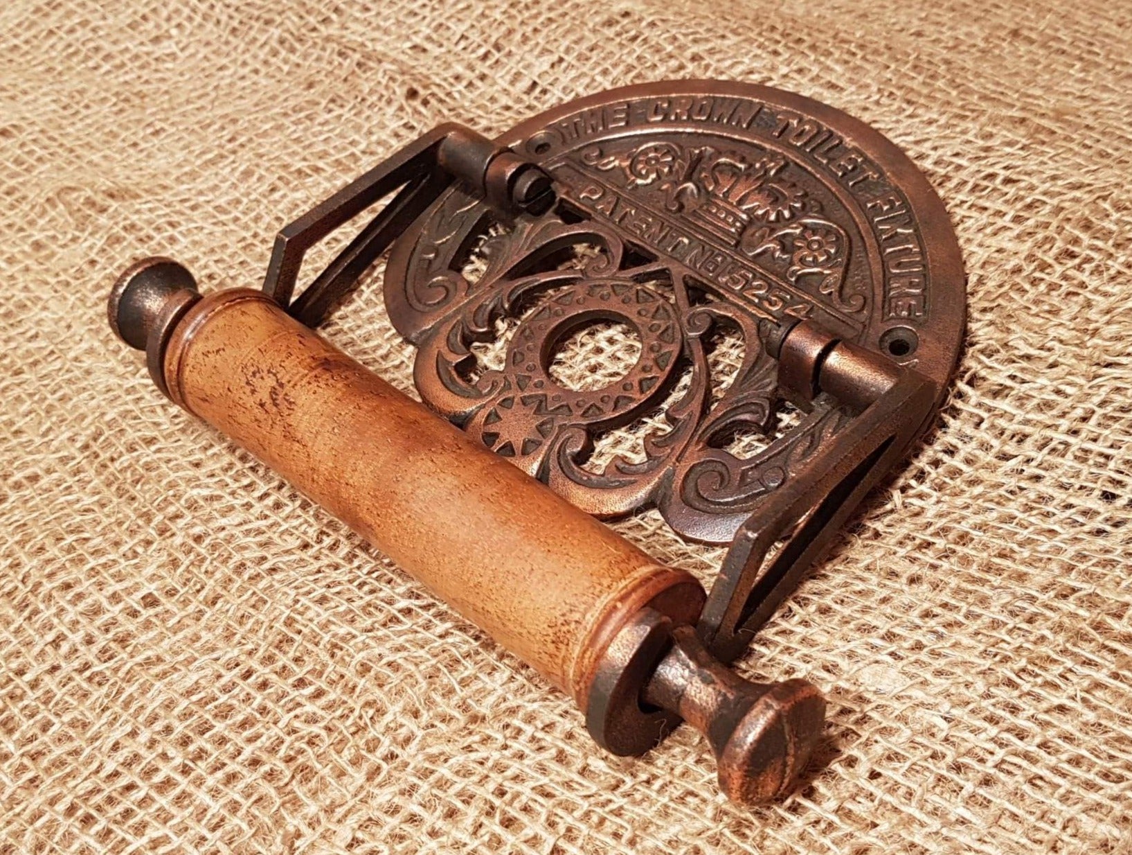 Crown Antique Copper - Toilet Paper Holder - Spearhead Collection - Toilet Paper Holders - Bathroom Decor, Copper, Home Decor, Toilet Paper Holders