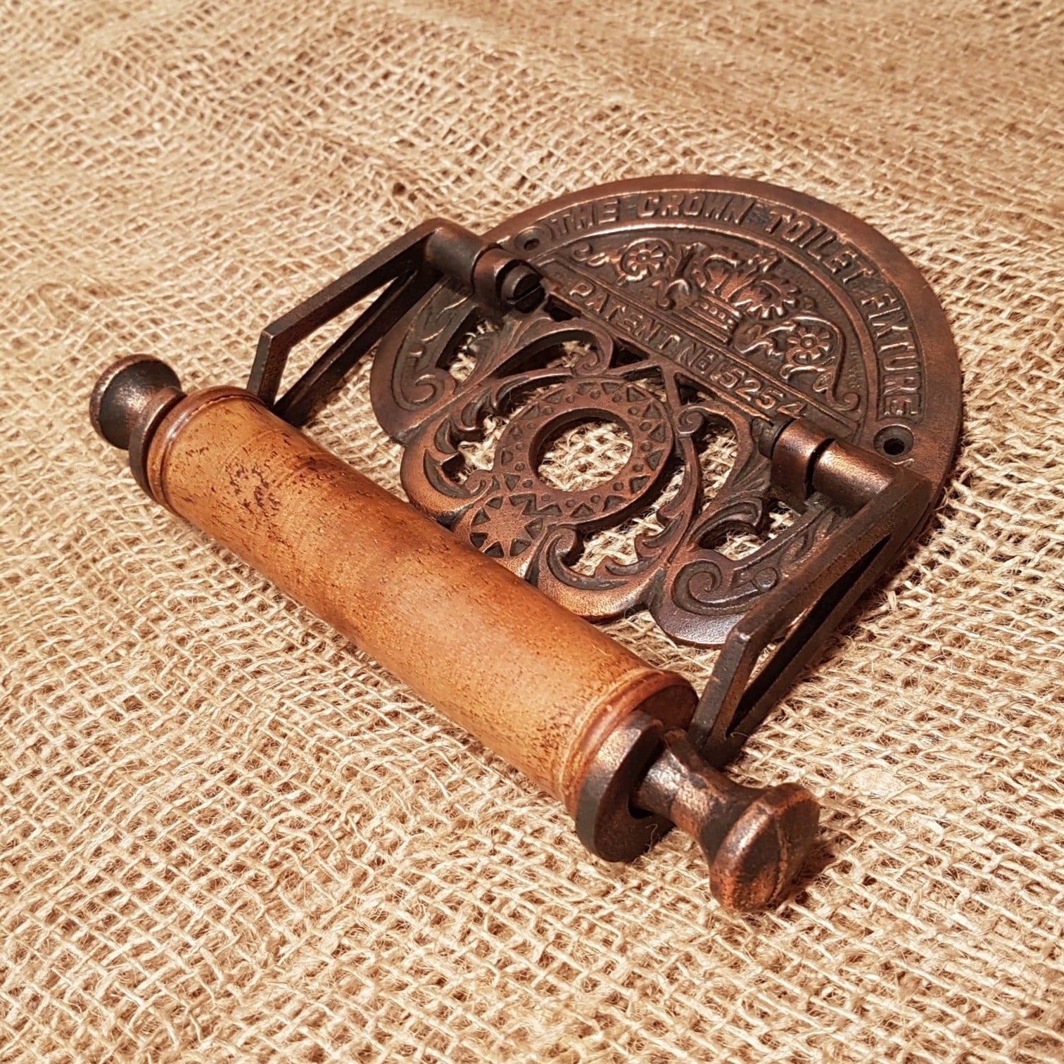 Crown Antique Copper - Toilet Paper Holder - Spearhead Collection - Toilet Paper Holders - Bathroom Decor, Copper, Home Decor, Toilet Paper Holders