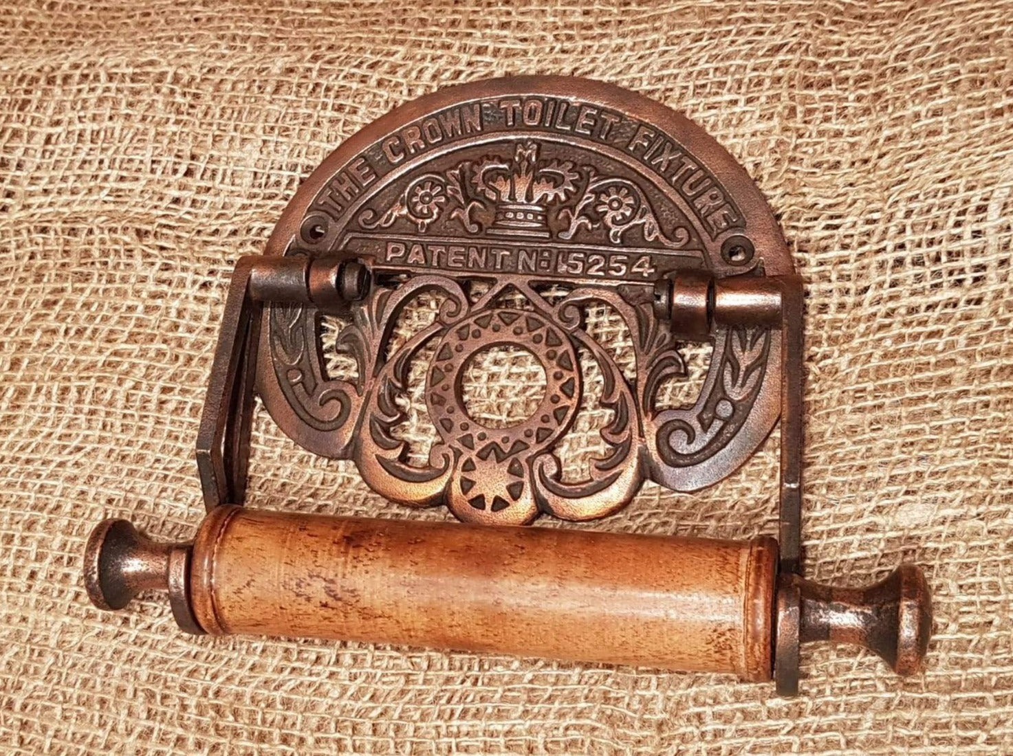 Crown Antique Copper - Toilet Paper Holder - Spearhead Collection - Toilet Paper Holders - Bathroom Decor, Copper, Home Decor, Toilet Paper Holders