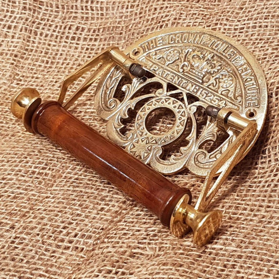 Crown Brass - Toilet Paper Holder - Spearhead Collection - Toilet Paper Holders - Bathroom Decor, Brass, Home Decor, Toilet Paper Holders