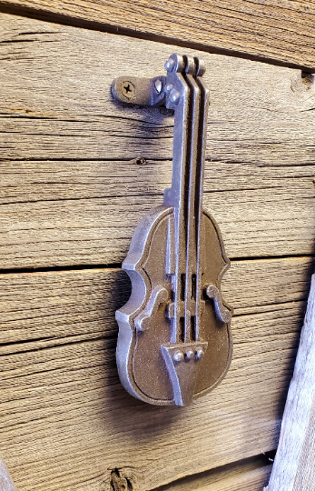 Door Knocker - The Violin - Spearhead Collection -  - Door and Entry Way Accessories, Door Hardware, Door Knockers, Exterior Decor