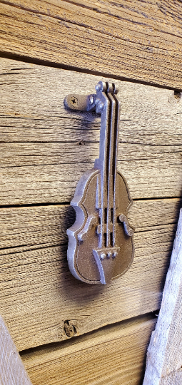 Door Knocker - The Violin - Spearhead Collection -  - Door and Entry Way Accessories, Door Hardware, Door Knockers, Exterior Decor