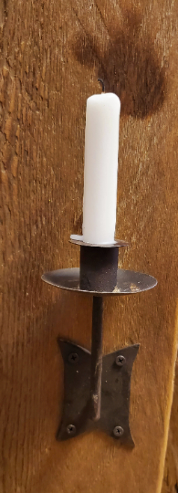 Candle Holder Fancy Plate - Hand Forged - Spearhead Collection - Lighting - Candle Holders