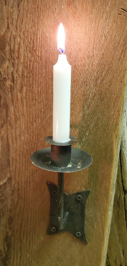 Candle Holder Fancy Plate - Hand Forged - Spearhead Collection - Lighting - Candle Holders