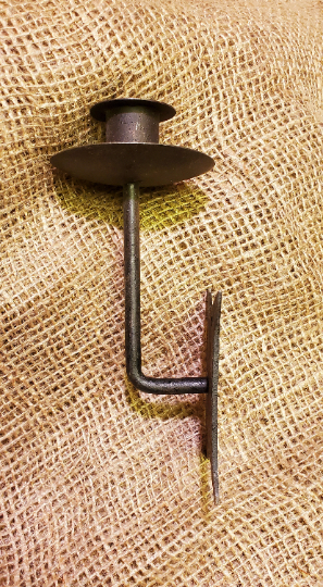 Candle Holder Fancy Plate - Hand Forged - Spearhead Collection - Lighting - Candle Holders