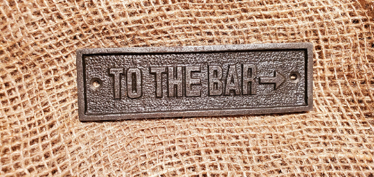 To The BAR - Plaque - Spearhead Collection - Plaques and Signs - The Man Cave